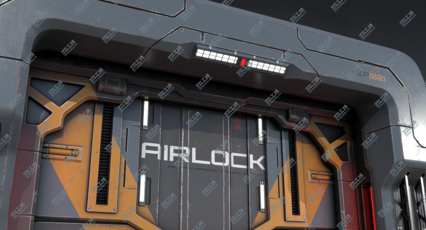 images/goods_img/202104091/Sci-fi Gate Door Game Ready PBR model/5.jpg